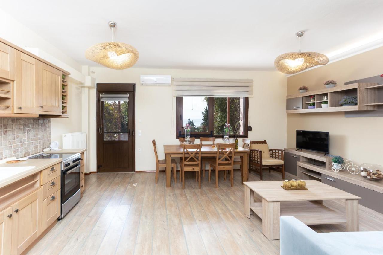 Twinstars Apartment With Courtyard And View Kalyves Polygyrou Exterior photo